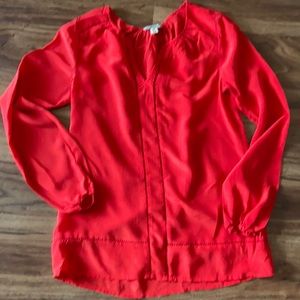 Red blouse